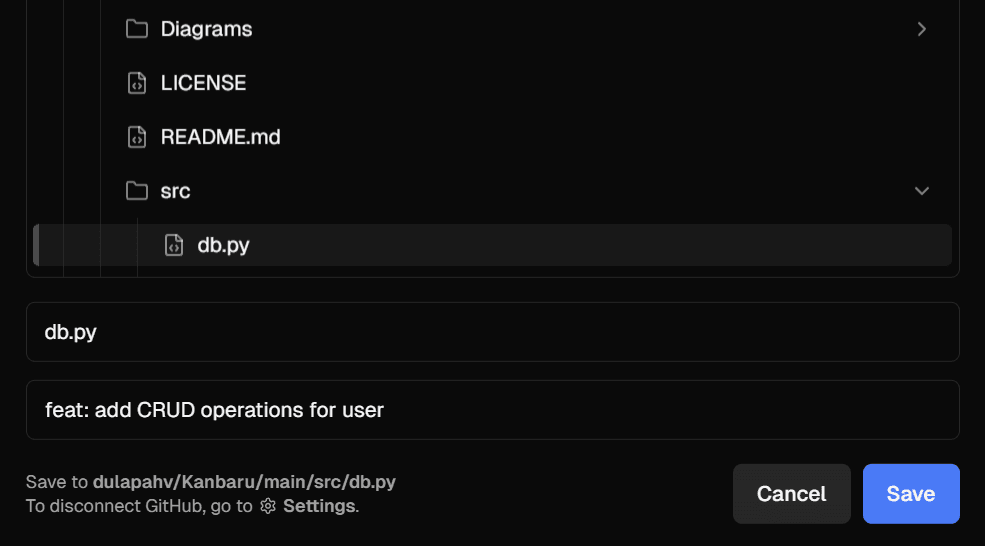 GitHub integrated